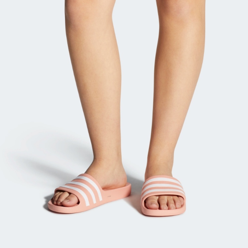 ADIDAS WOMEN'S SWIM ADILETTE AQUA SLIDES - Picture 8 of 8